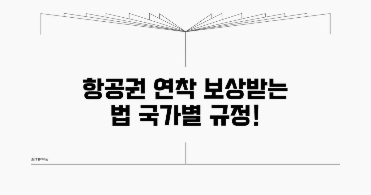 항공권 연착 보상 관련 법규