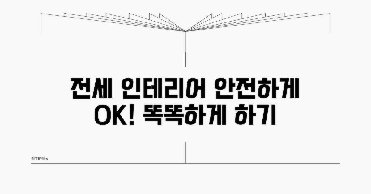 안전하게 전세 인테리어 하기