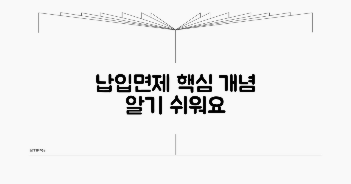 납입면제 기본 개념 이해