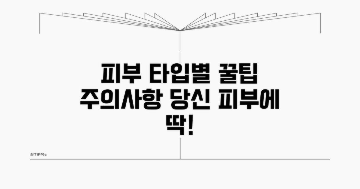 피부 타입별 주의사항