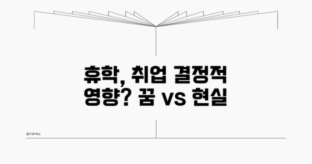 휴학, 취업에 미칠 영향은?