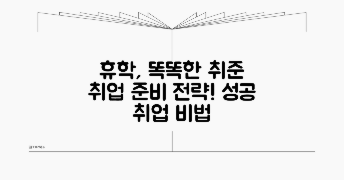 휴학, 취업 준비 똑똑하게 하기
