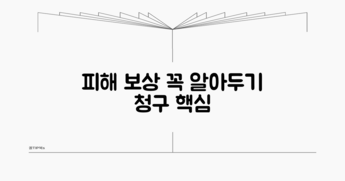 피해보상 청구 시 꼭 알아둘 점