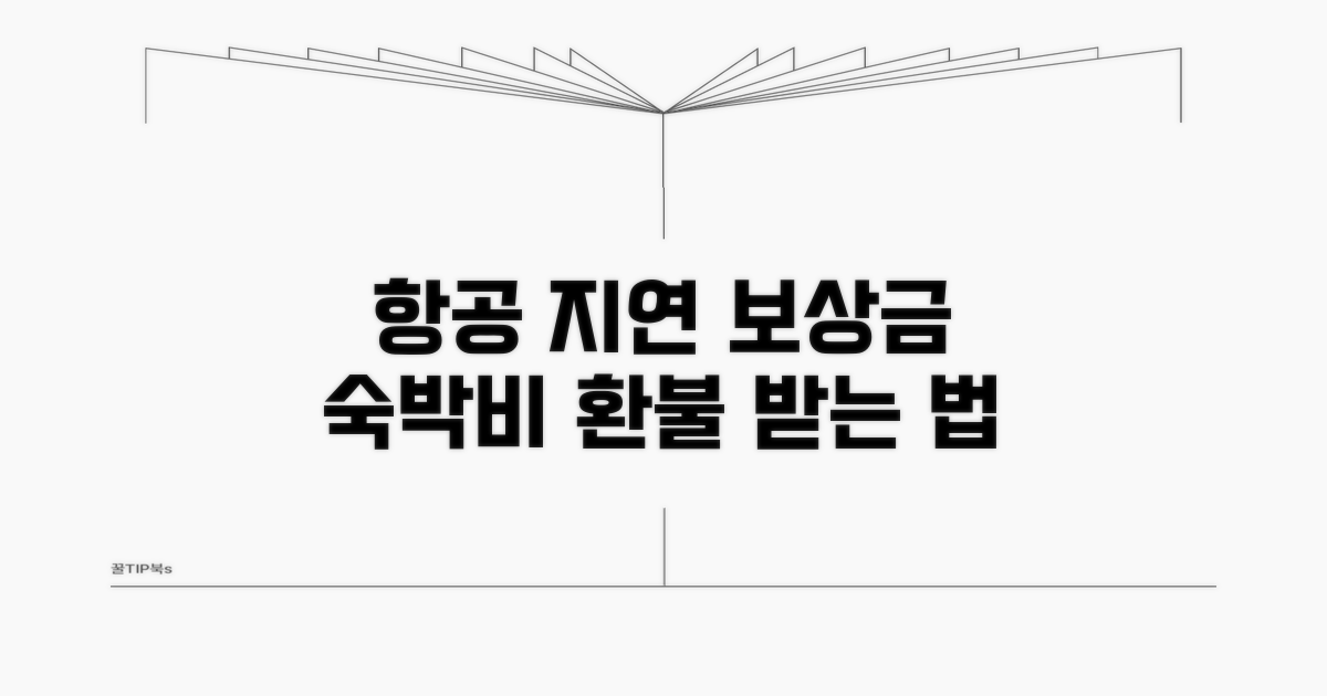 지연 취소 시 보상금과 숙박비 청구 방법