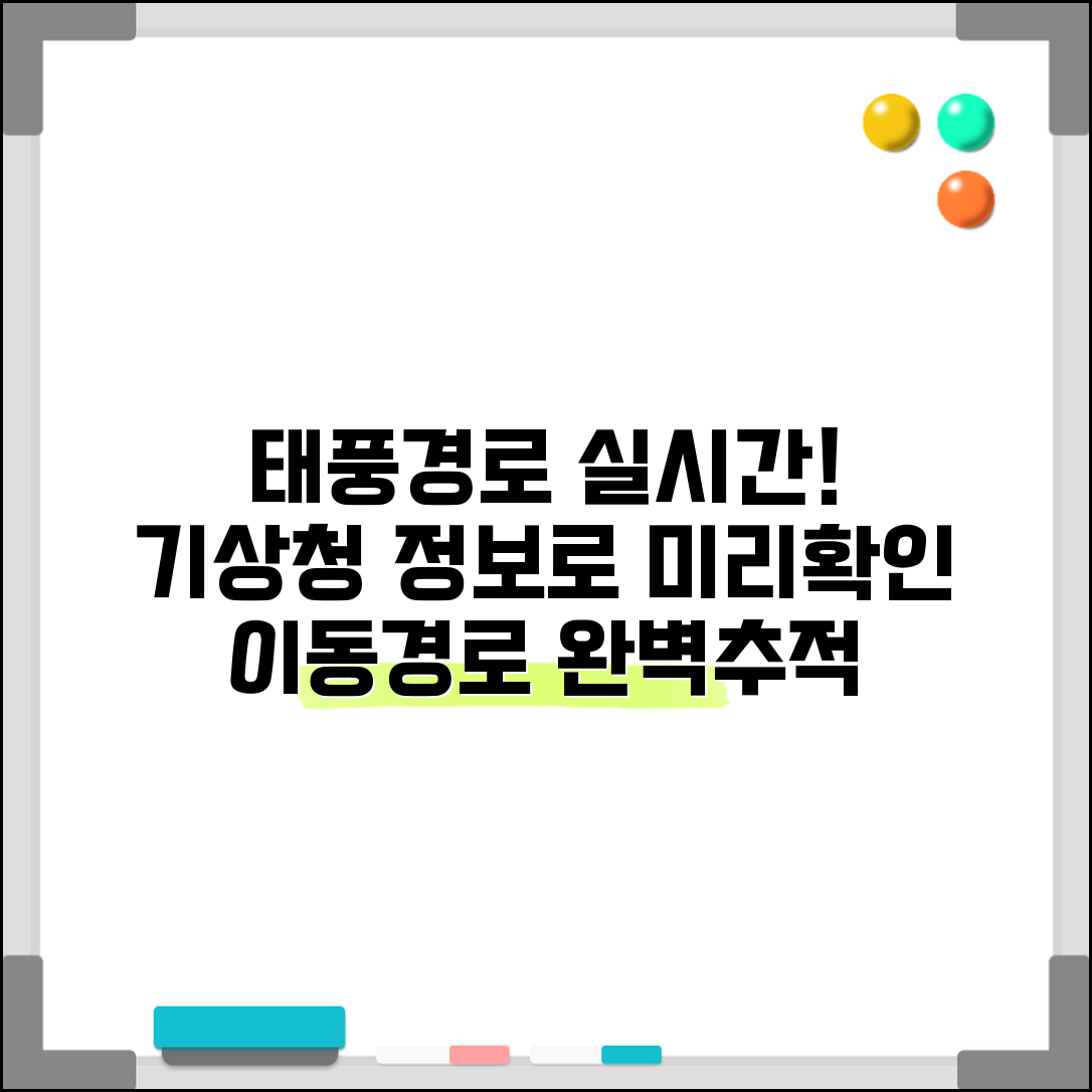 태풍경로 실시간 추적 사이트 | 기상청 정보로 태풍 이동 경로 미리 확인하는 법