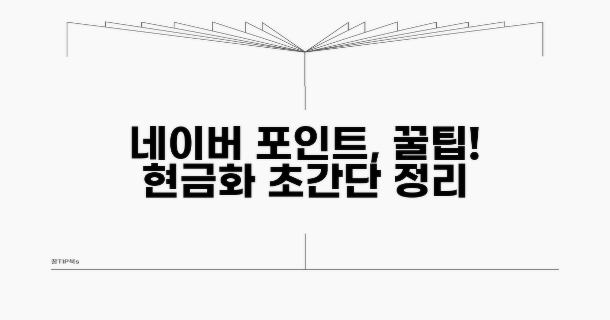 네이버 포인트 현금화 핵심 정리