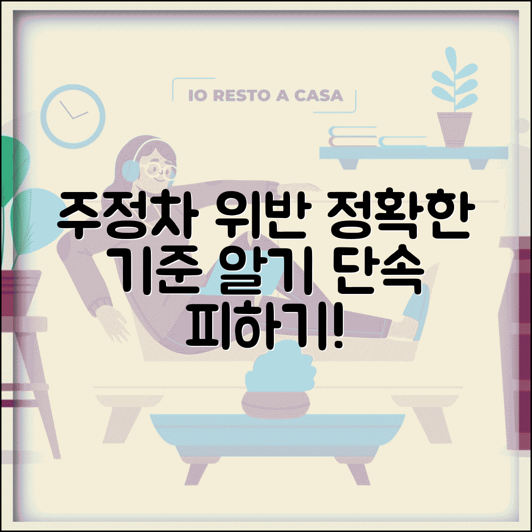 주정차 위반 단속 기준 해석 | 주차와 정차 구분과 위반 판정 기준 정확히 알기