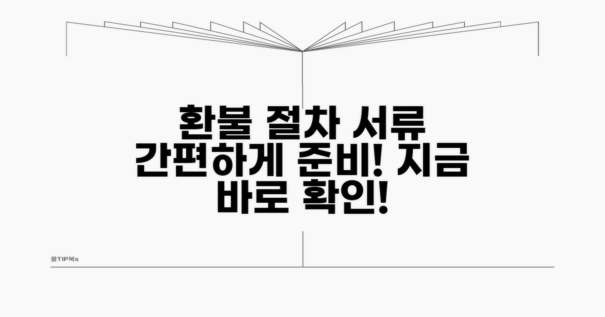 환불 신청 절차와 준비 서류
