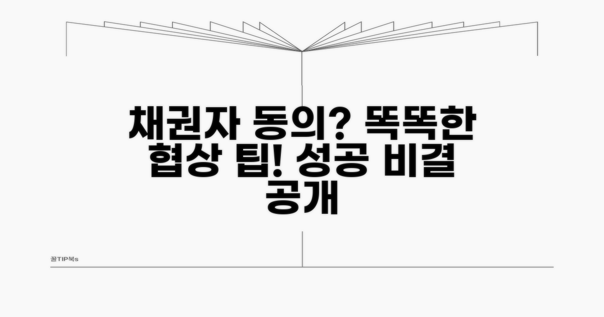 채권자 동의받는 똑똑한 협상법