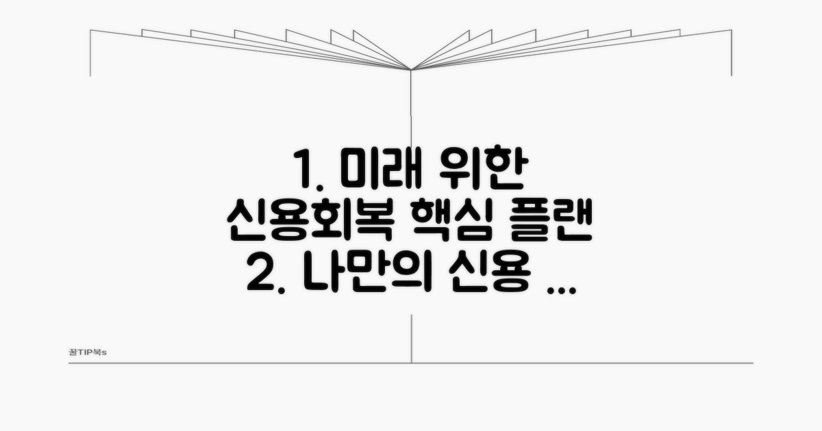 미래를 위한 신용회복 계획 세우기