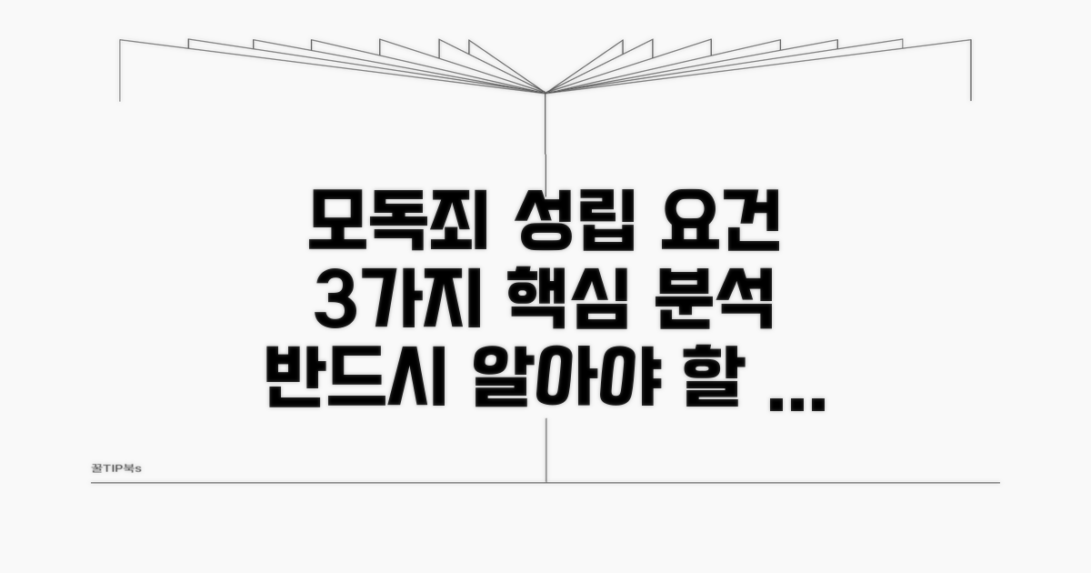 모독죄 성립 요건 핵심 분석