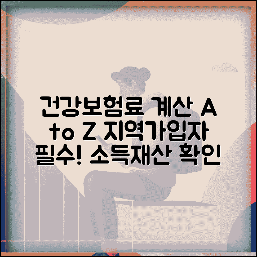 건강보험요율표 지역가입자 기준 | 소득과 재산 합산해서 산정되는 지역가입자 보험료 계산