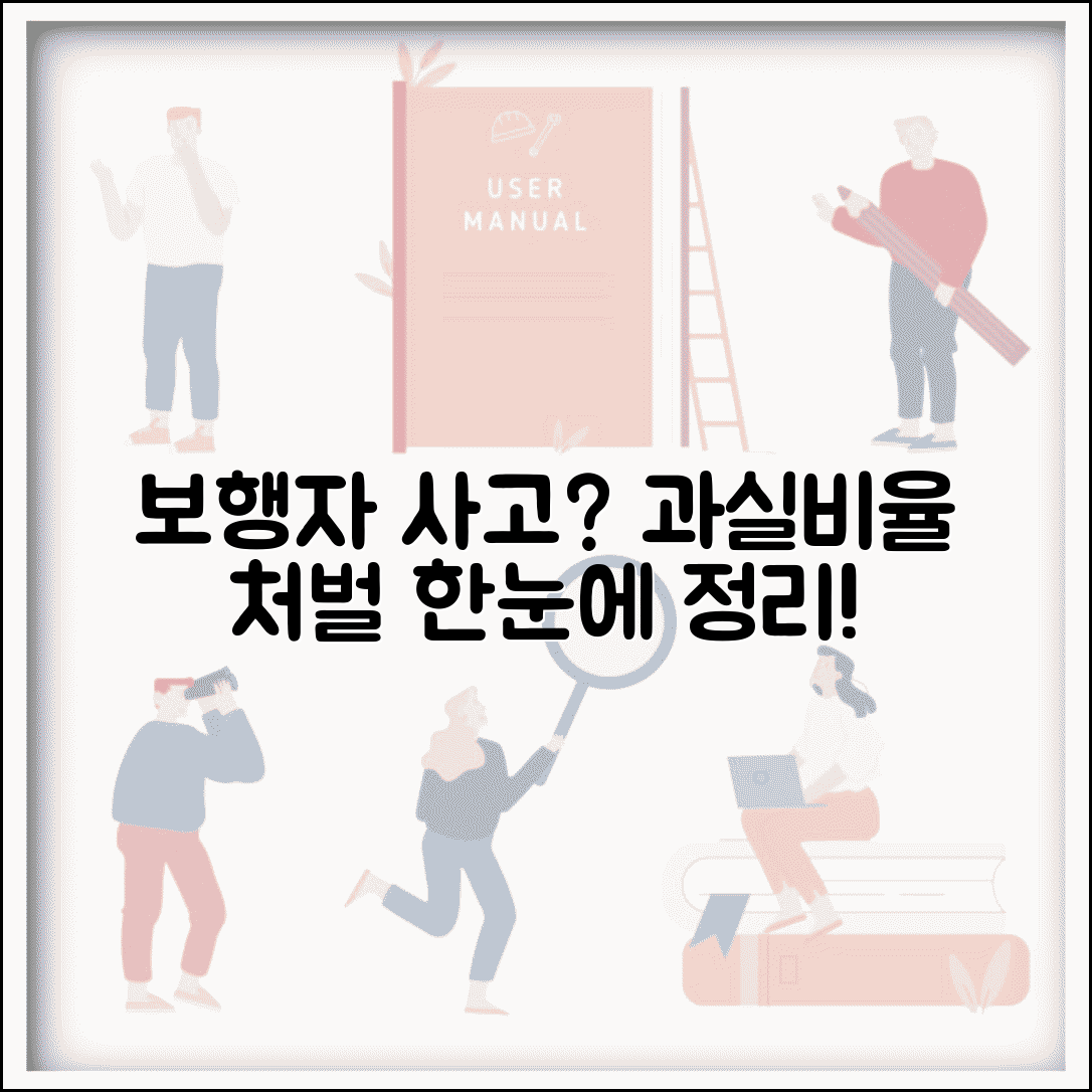 보행자 사고 처리법 | 보행자 교통사고 과실비율과 가해자 처벌 기준