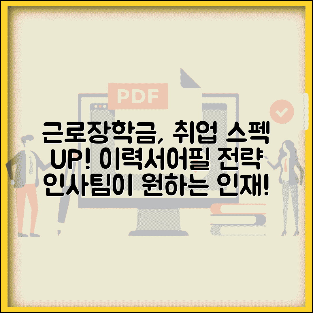 근로장학금 졸업 후 진로 활용 | 근로 경험 이력서 작성 | 취업 시 어필 포인트 | 인사담당자 추천서 활용