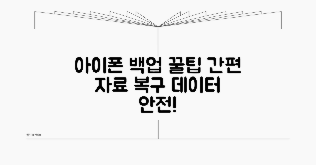 간편한 아이폰 자료 백업, 전문가 꿀팁
