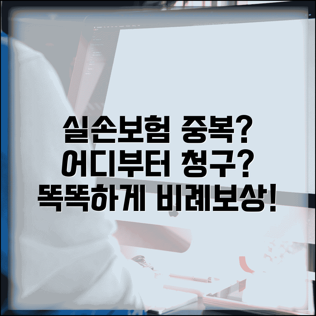 실손보험 중복가입시 어느 보험부터 청구해야 하나요 | 실손보험중복 | 청구순서 | 비례보상