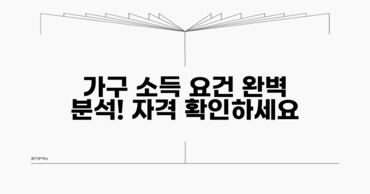 가구 유형별 소득 요건 완벽 분석
