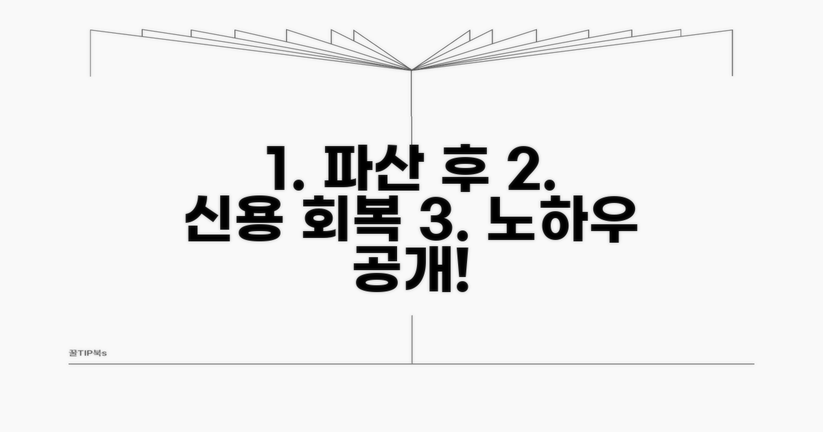 파산 후 신용 회복 방법
