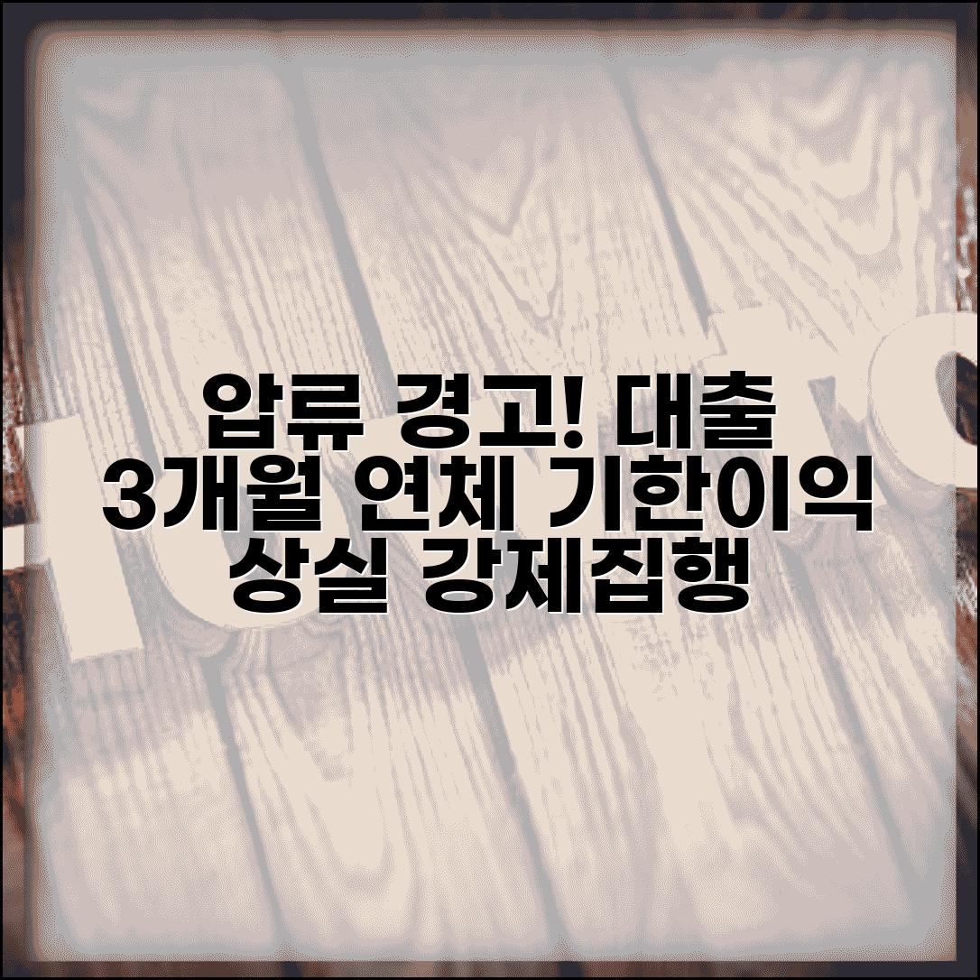대출 연체 몇개월에 압류 | 은행 대출 3개월 연체시 기한이익 상실과 강제집행 시작