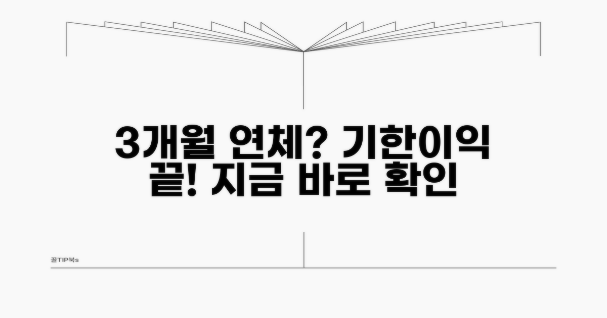 3개월 연체, 기한이익 상실은?