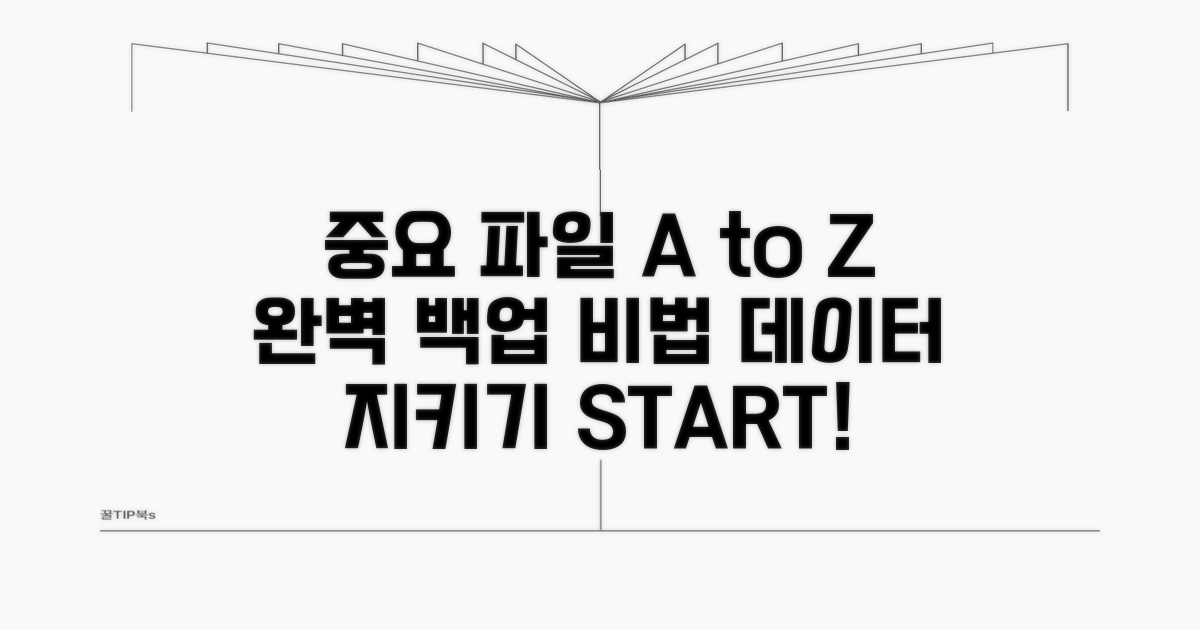 중요 파일 지키는 백업 방법 A to Z