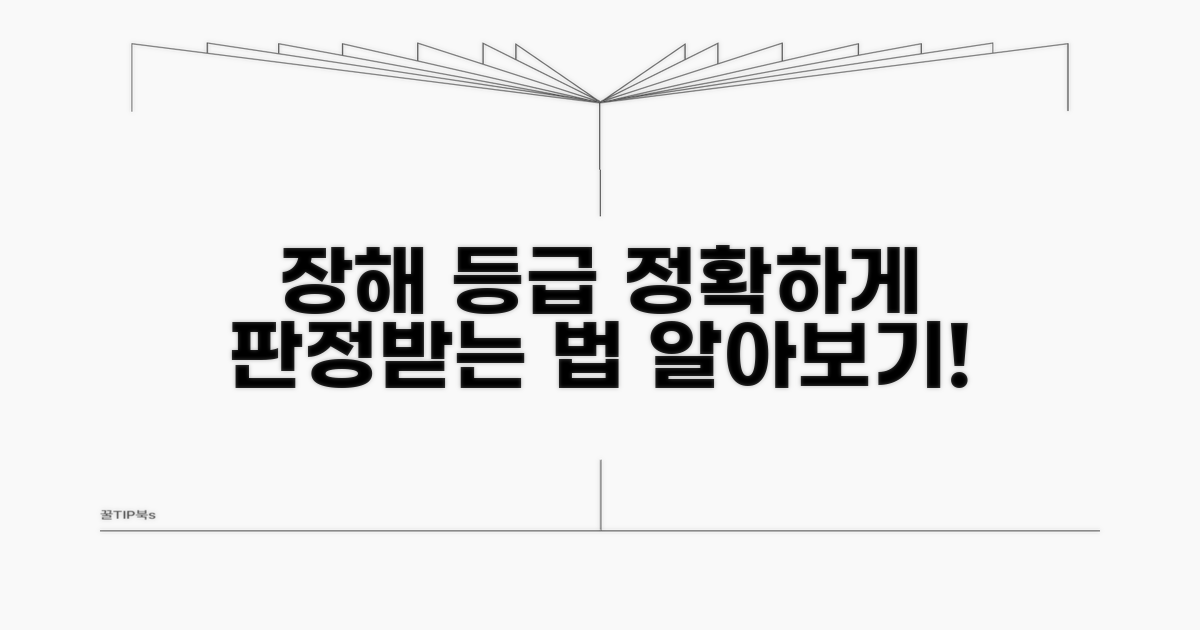 장해등급 판정 방법 및 기준 상세