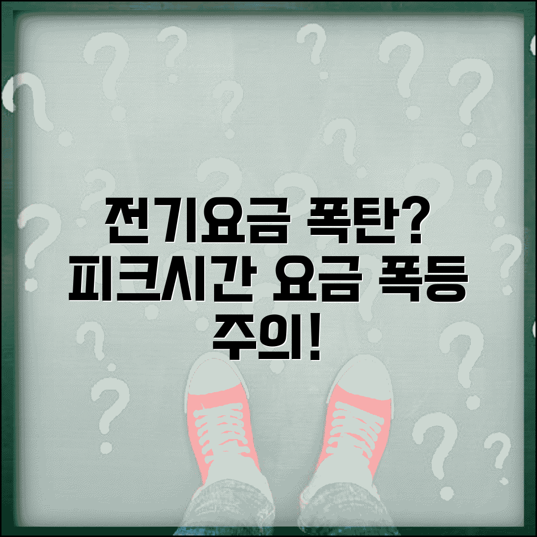 전기요금 피크제 | 시간대별 요금 | 피크시간 요금 할증