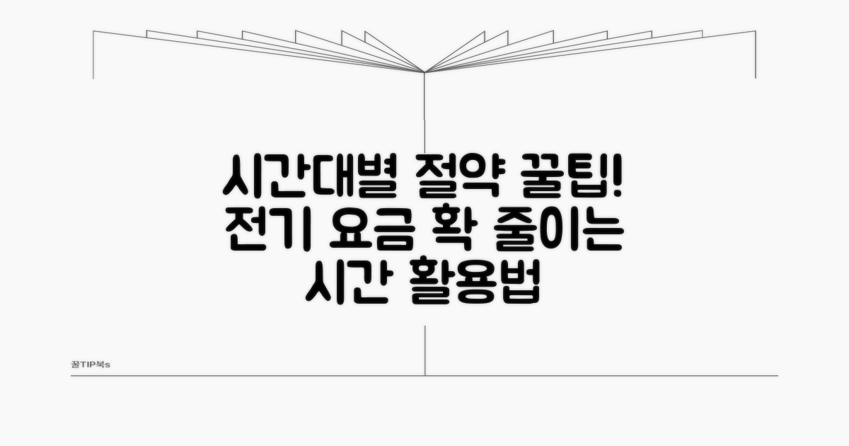 시간대별 요금 따른 절약 방법