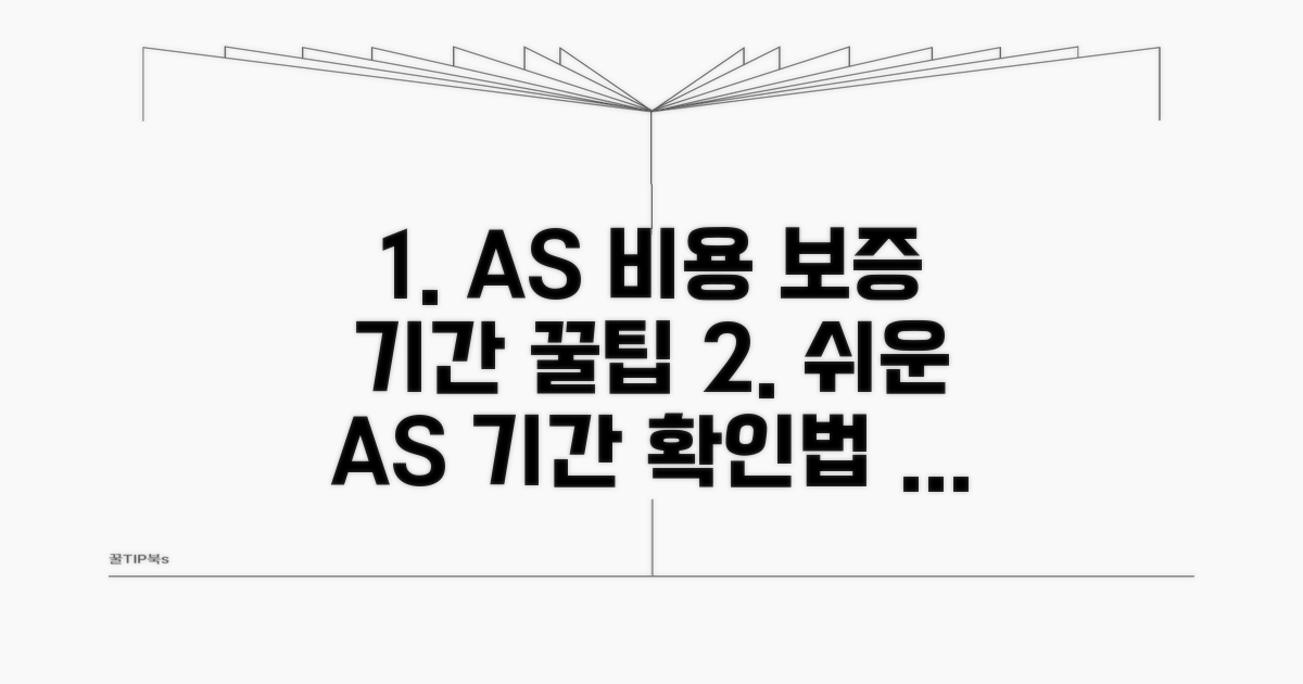 AS 비용과 보증 기간 확인 방법