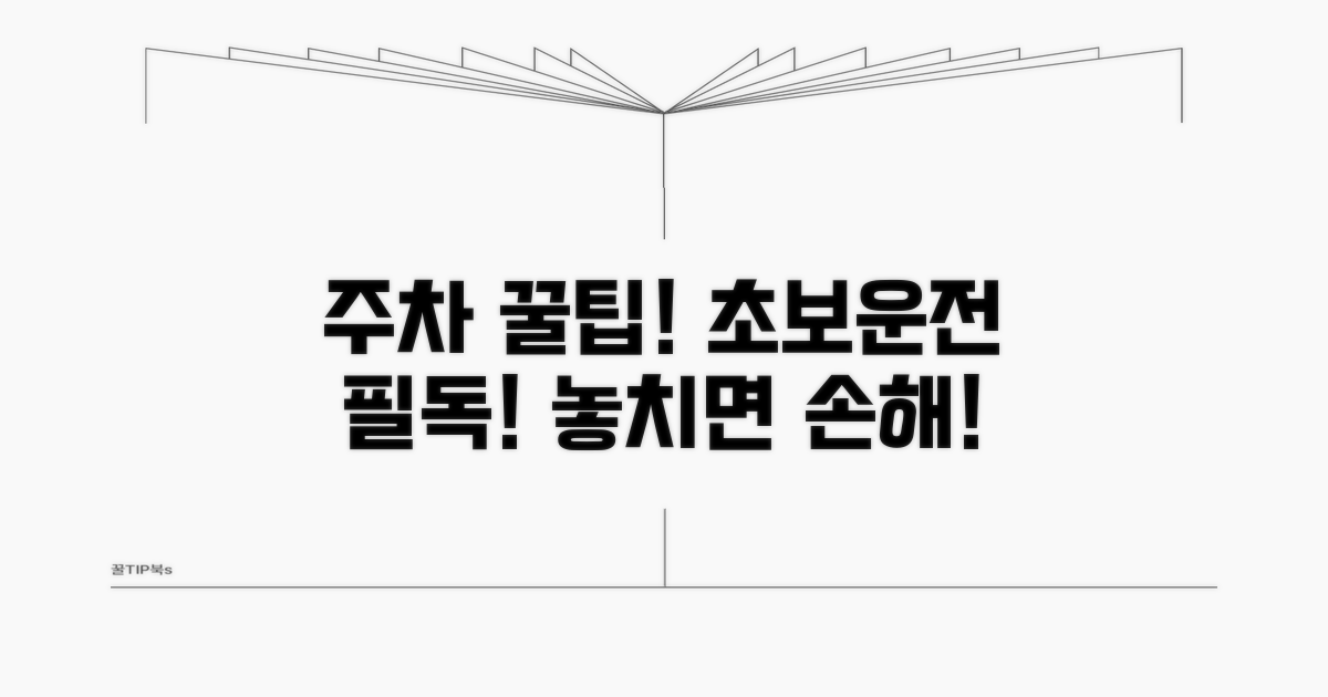 주차 시 꼭 알아둘 정보