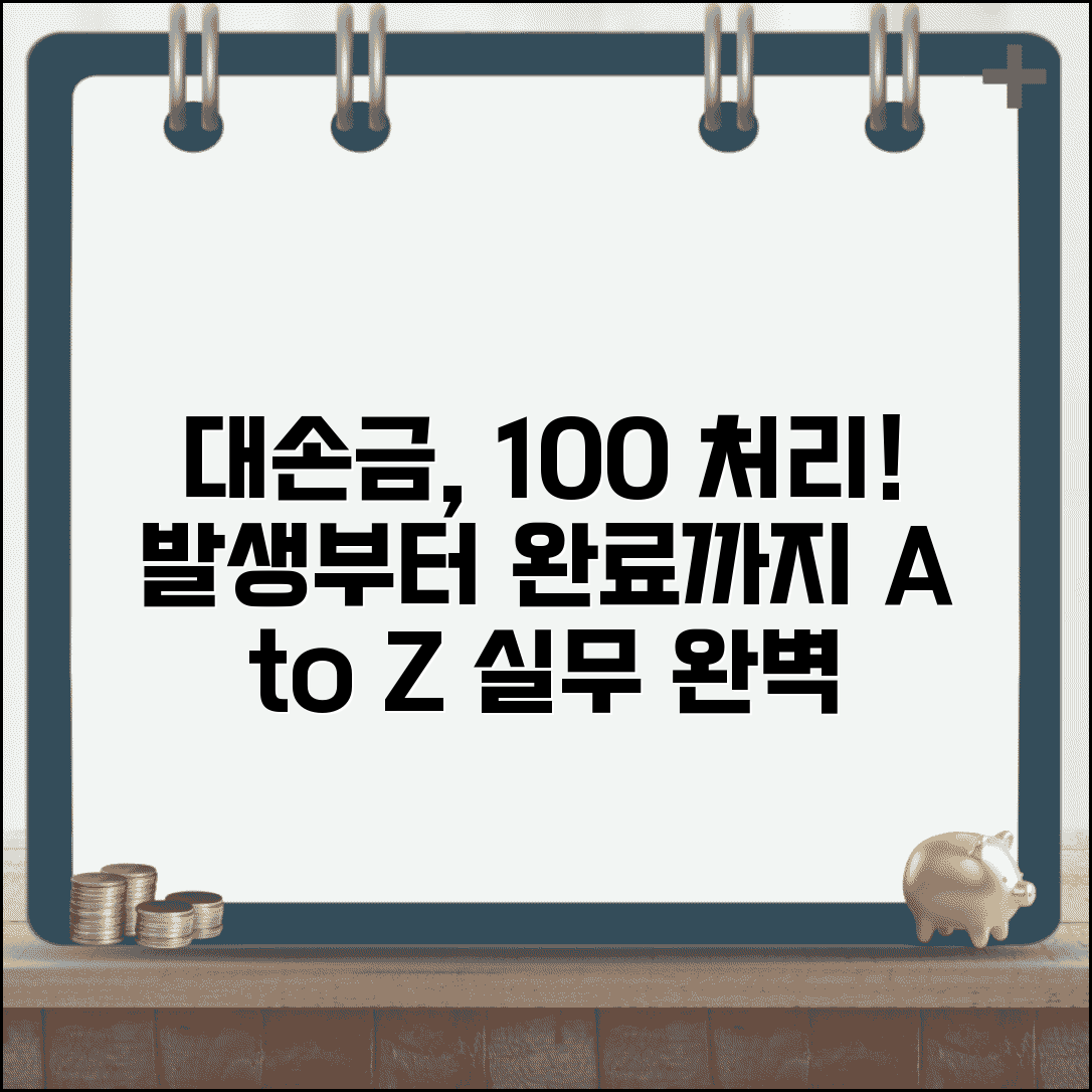 대손금 처리 절차 | 대손금 발생부터 처리까지 과정
