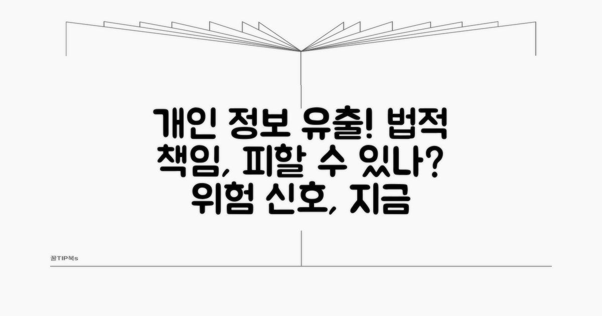 개인정보 침해 및 법적 문제