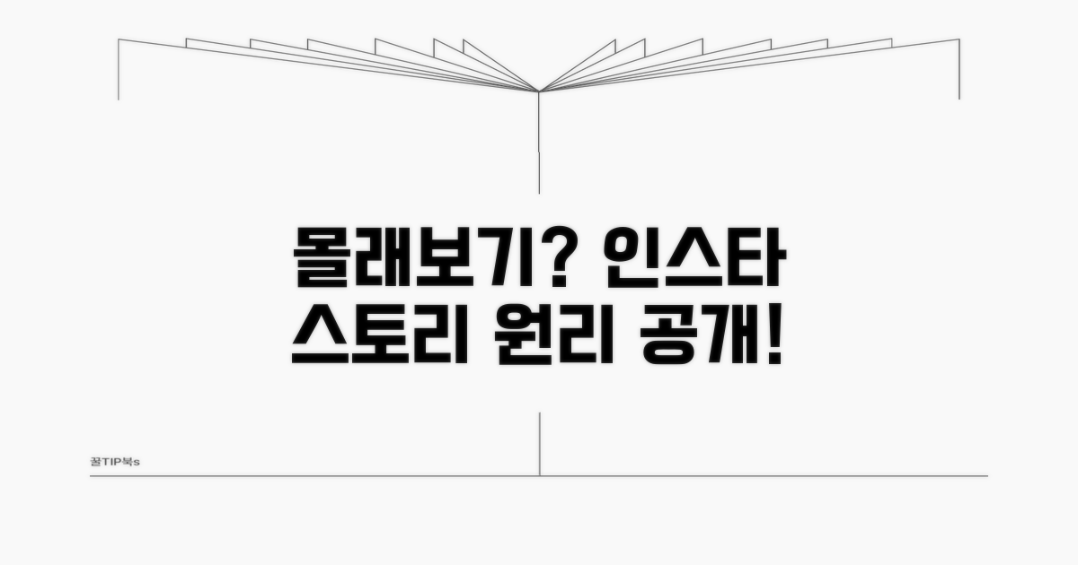인스타 스토리 몰래보기 원리 분석