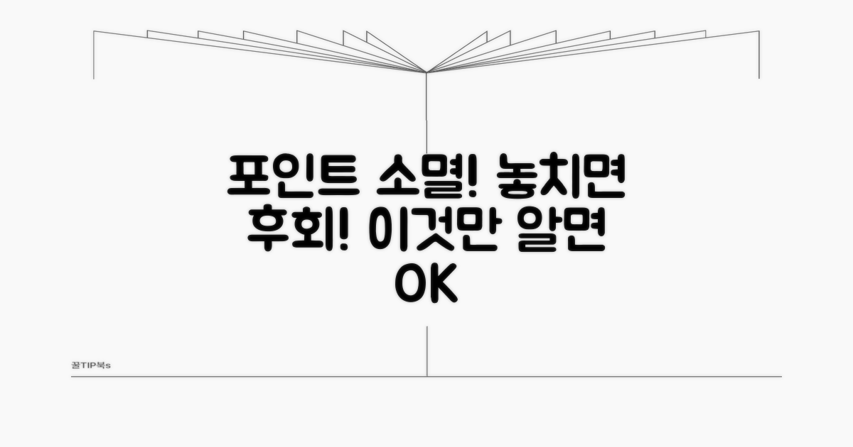 포인트 소멸 주의사항과 대처법