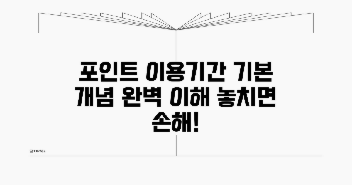 포인트 이용기간 기본 개념