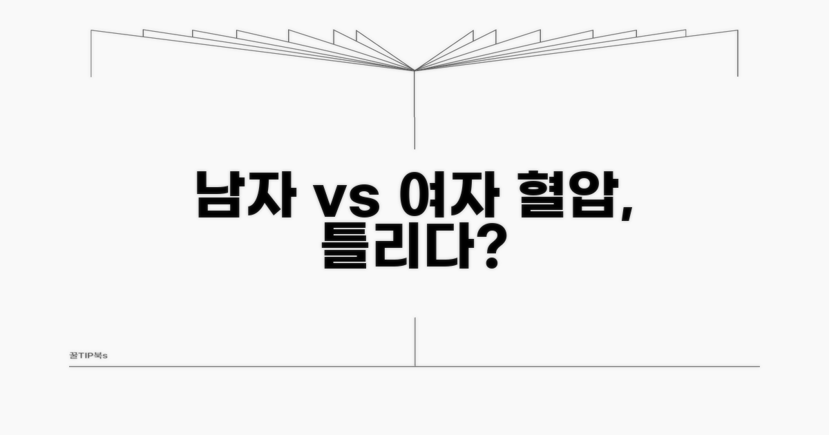 성별에 따른 혈압 기준 이해하기