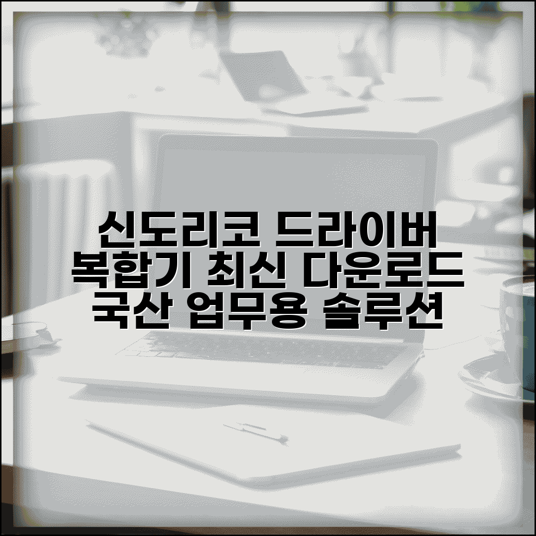 신도리코 복합기 드라이버 다운로드 | 국산 업무용 복합기 드라이버와 소프트웨어