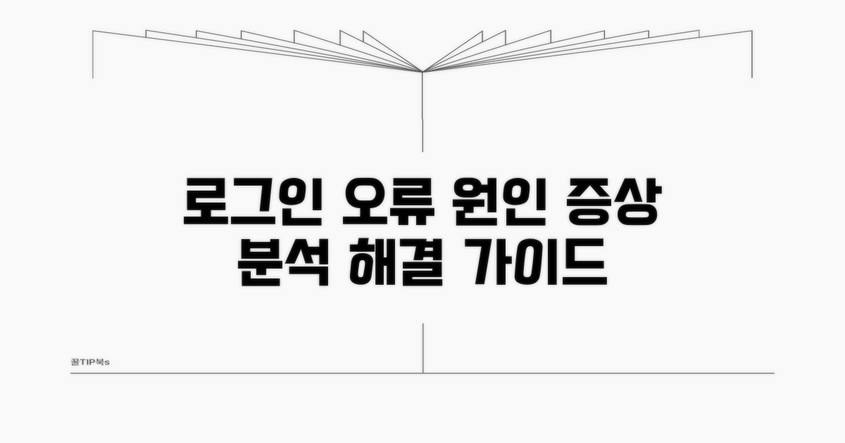 로그인 오류 원인과 증상 분석