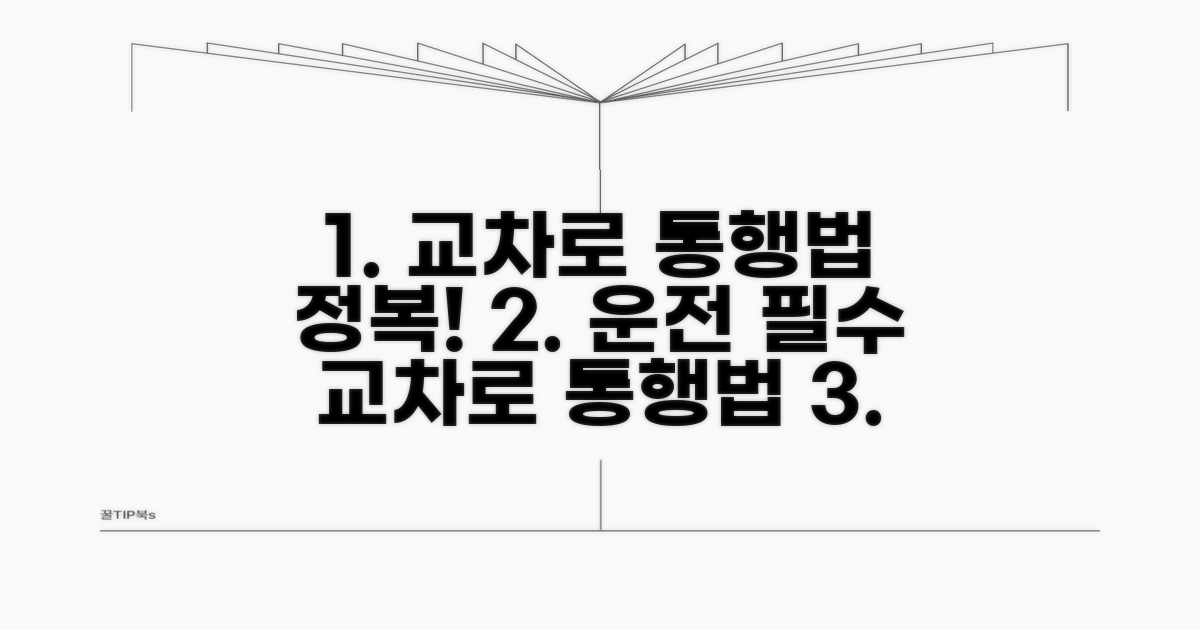 교차로 통행법 핵심 가이드