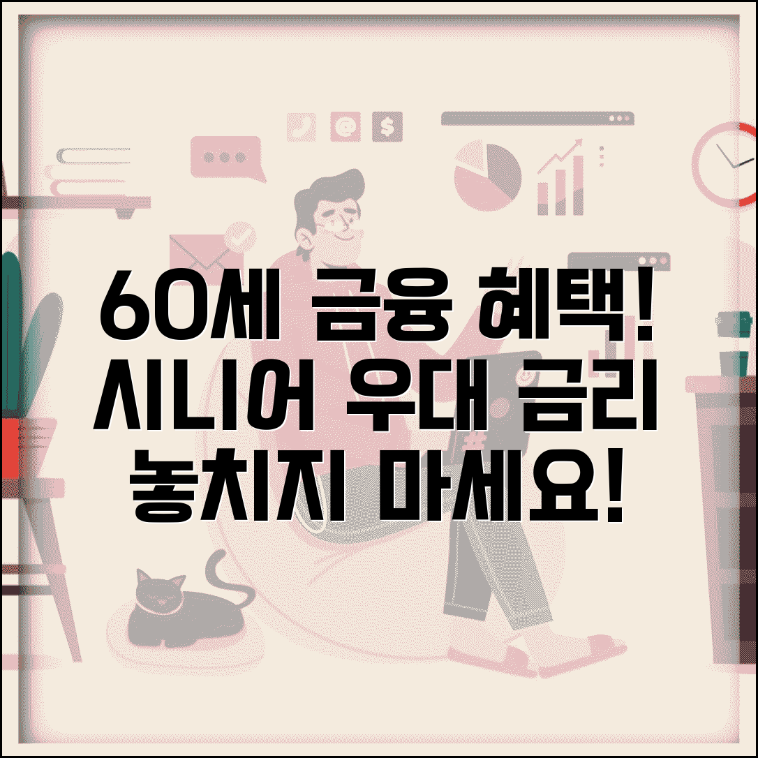 60세 이상 금융 혜택 | 시니어 우대 금리와 상품