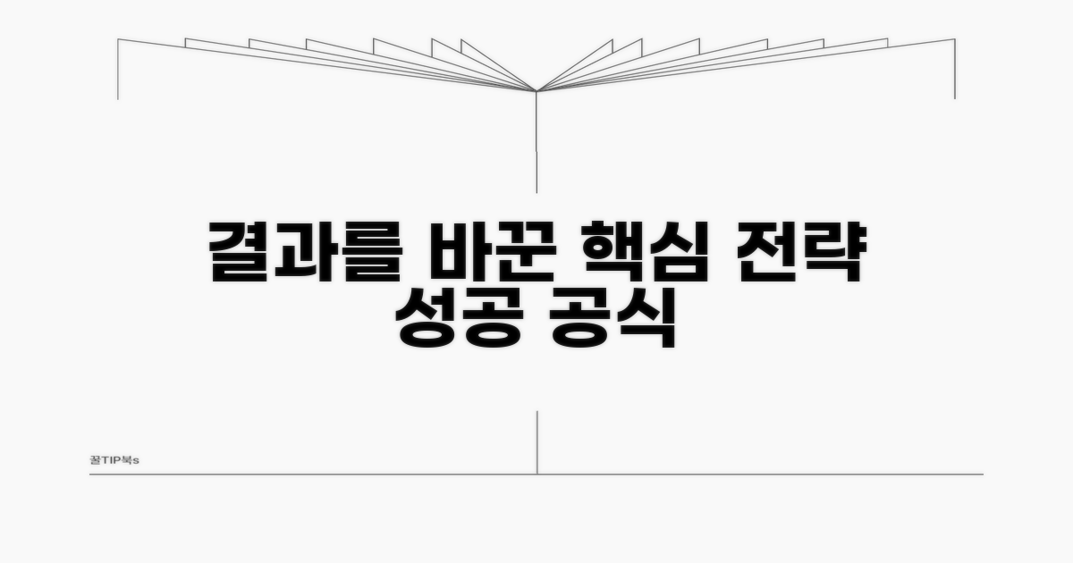 결과를 바꾼 핵심 전략