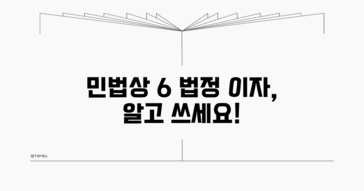 민법상 6% 이자, 적용 조건은?