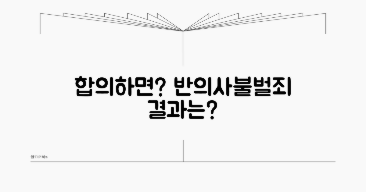 반의사불벌죄, 합의하면 어떻게 될까?