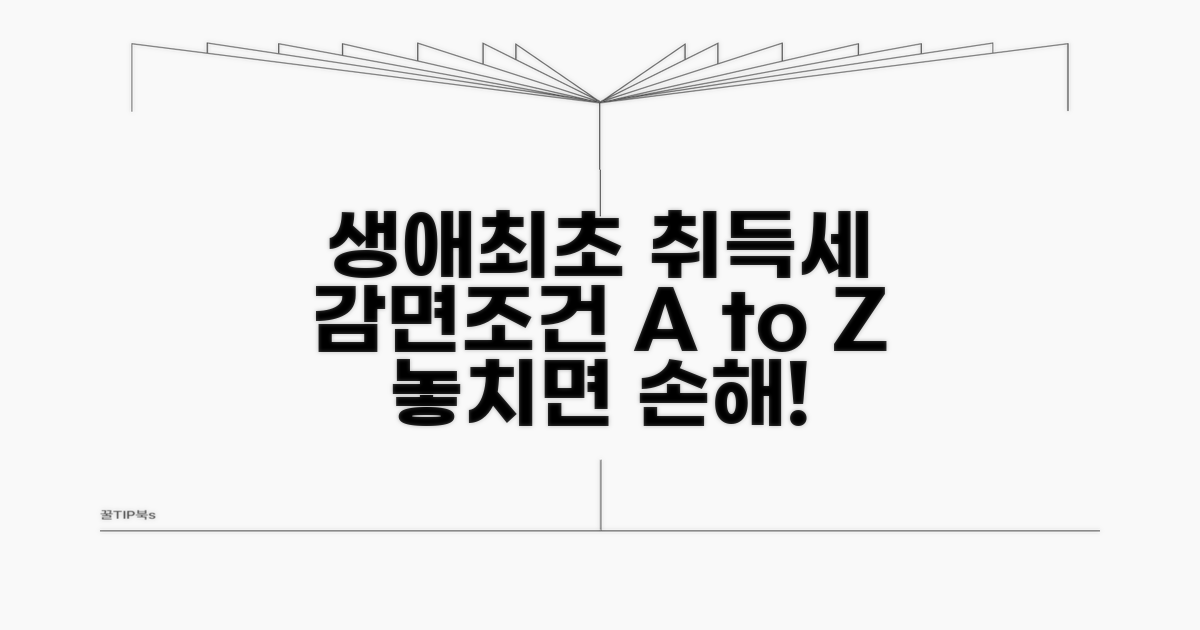 생애최초 취득세 감면조건 완벽 정리