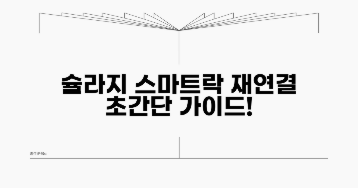 슐라지 스마트락 재연결 가이드