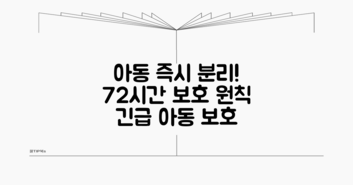 아동 즉시 분리, 72시간 보호 원칙
