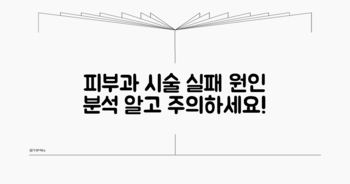 피부과 시술 실패 원인 분석