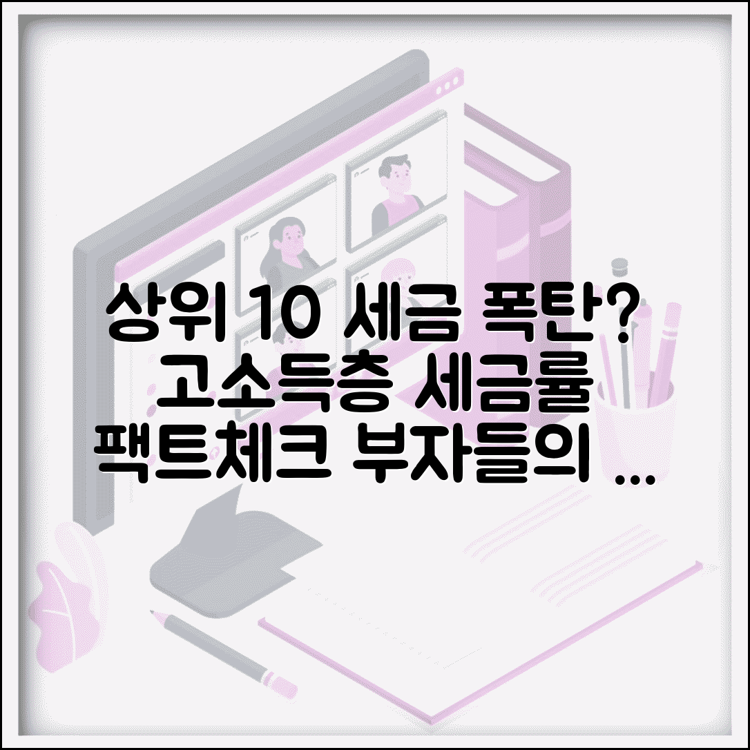 상위 10% 세금 부담 | 고소득층 세금 부담률 완벽정리