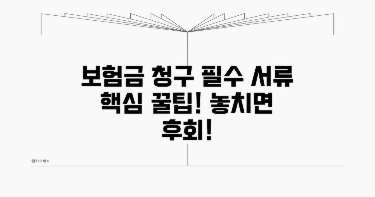 보험금 청구 시 필수 서류 안내