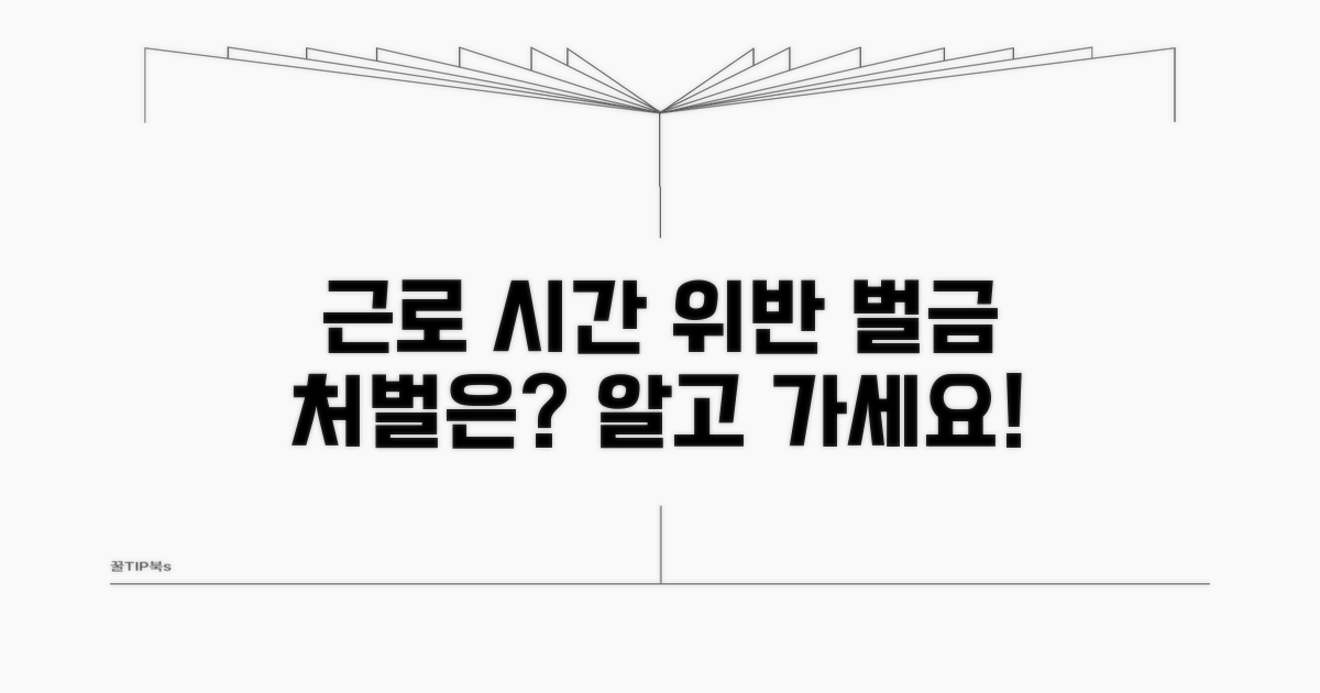 근로 시간 제한, 위반 시 벌금과 처벌은?